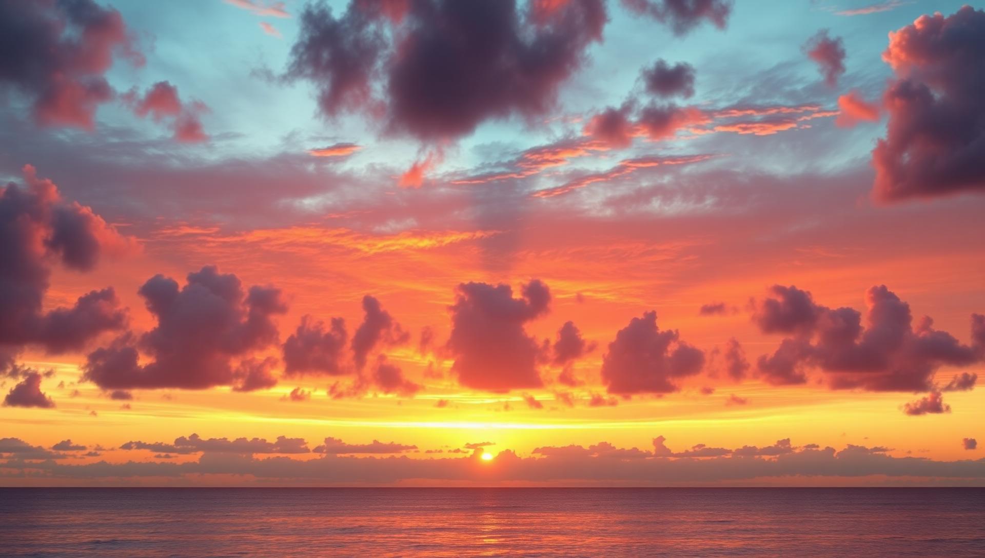 Sunset over Gulf